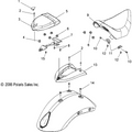 Body, Seat - 2007 Victory Jackpot/Ness All Options - V07Xb26/Bc26