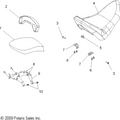 Body, Seat - 2010 Victory Vegas/Vegas 8 Ball All Options - V10Ab26/Lb26