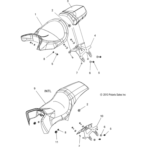 Body, Seat - 2014 Victory Judge All Options - V14Mb36 Schematic 2266 OEM Schematic