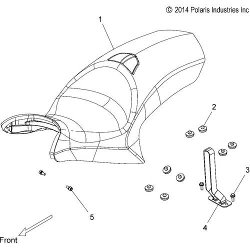 Body, Seat - 2016 Victory Magnum/Magnum X-1 All Options Schematic 1027 OEM Schematic