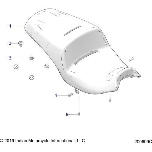 Body, Seat All Options - 2020 Indian Challenger Dark Horse Schematic-25179 OEM Schematic