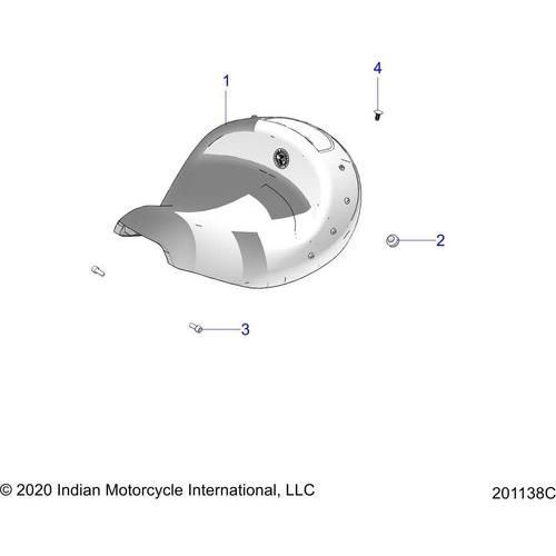 Body, Seat All Options - 2021 Indian Chief Vintage Dark Horse 116 Schematic-23485 OEM Schematic