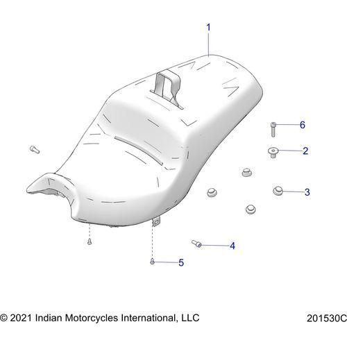 Body, Seat All Options - 2022 Indian Challenger Elite Schematic-22066 OEM Schematic