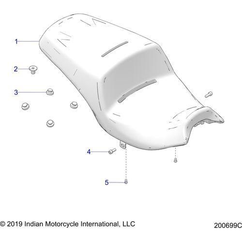 Body, Seat All Options - 2022 Indian Challenger Limited Schematic-21997 OEM Schematic