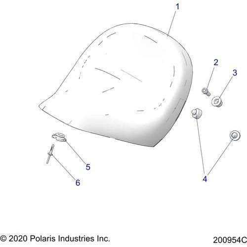 Body, Seat All Options - 2022 Indian Scout Sixty Schematic-20357 OEM Schematic
