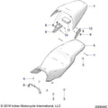 Body, Seat N22rte25 (200849C) - 2022 Indian Ftr 1200