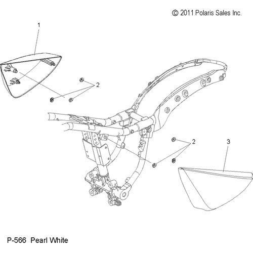 Body, Side Cover - 2012 Victory Kingpin - V12Cb36Np/Npc/Npa Schematic 3301 OEM Schematic