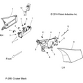 Body, Side Cover - 2015 Victory Cross Country 8 Ball All Options - V15Da36