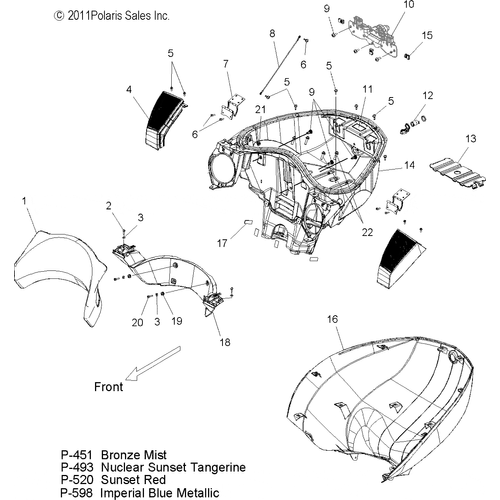 Body, Trunk Base - 2012 Victory Vision/Aness All Options - V12Sw36/Aw36 Schematic 3419 OEM Schematic