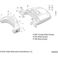 Body, Trunk Lid And Backrest Asm. All Options - 2020 Indian Roadmaster Dark Horse