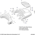Body, Trunk Lid And Backrest Asm. All Options - 2021 Indian Roadmaster Dark Horse