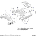 Body, Trunk Lid And Backrest Asm. All Options - 2021 Indian Roadmaster Limited