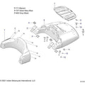 Body, Trunk Lid And Backrest Asm. All Options - 2022 Indian Pursuit Limited / Limited Premium