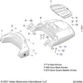 Body, Trunk Lid And Backrest Asm. N22tkdbb All Options - 2022 Indian Roadmaster Dark Horse