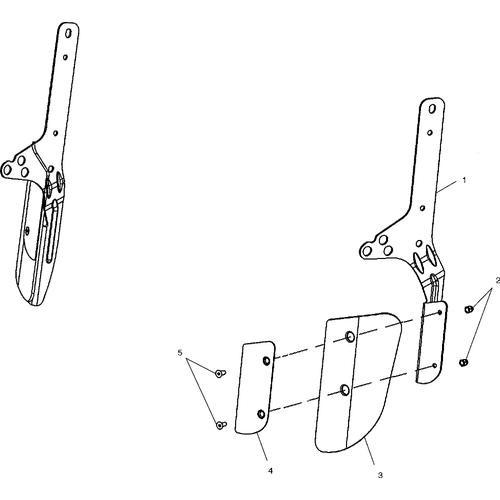 Body, Wind Deflectors - 2002 Victory Deluxe Touring Cruiser All Options - V02Td16 Schematic 5858 OEM Schematic
