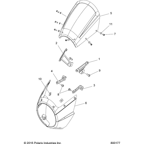 Victory online octane windshield