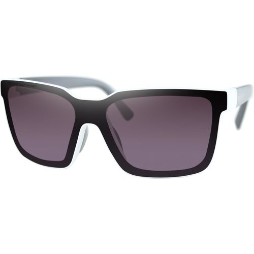 Western Powersports Sunglasses Boost Sunglasses White W/Grey/Purple/Slvr Mir by Bobster BBST002H