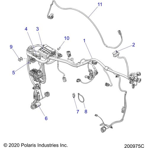 Off Road Express OEM Hardware Boot-Connector Wire Harness by Polaris 5416647