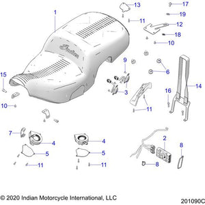 Boot-Fan Seat Heat-Cool by Polaris 5417070 Seat Accessory