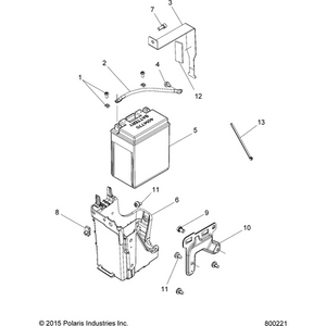 Off Road Express OEM Hardware Box, Battery by Polaris 5451834