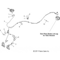 Bracket, Brake Line Mount, Abs by Polaris