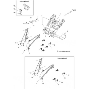 Bracket by Polaris 1016080 OEM Hardware