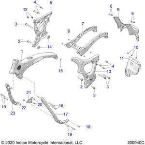 Bracket Engine by Polaris 5257184 Engine Mount