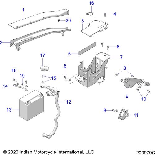 Off Road Express OEM Hardware Bracket LH Frame Cable by Polaris 5257761