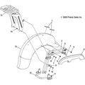 Bracket, Luggage Rack by Polaris 5246681 Luggage Rack Mount