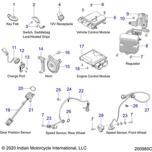 Bracket. Voltage Regulator by Polaris 5257637 OEM Hardware