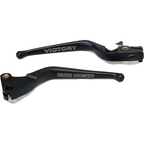 Taylor Specialties Engraved Lever Sets Brake & Clutch Lever Set Engraved "Cross Country" Contrast Cut Black Groove by Witchdoctors WD-CCLVR