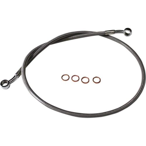 Brake Line Stainless 12-14" for Scout by LA Choppers