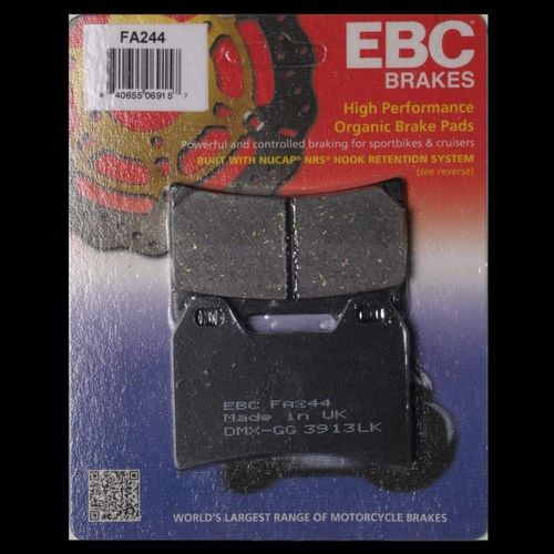 Parts Unlimited Brake Pads Brake Pad Carbon Graphite Front Up to 07 by EBC FA244