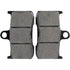 Parts Unlimited Brake Pads Brake Pads Front Sintered Metal by SBS 782HS