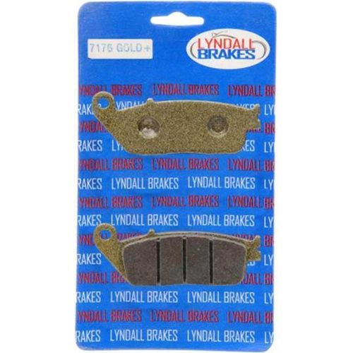 Parts Unlimited Brake Pads Brake Pads Gold + Rear 08 & Up by Lyndall Brakes 7176-08-g