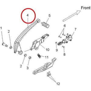 Brake Pedal Polished by Polaris 5134178-410 Brake Pedal