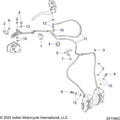 Brakes, Brake Line, Front - 2022 Indian Ftr 1200