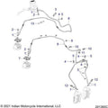 Brakes, Brake Line, Front, Abs All Options - 2022 Indian Pursuit Limited / Limited Premium