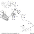 Brakes, Brake Line, Rear, And Abs Module Asm. All Options - 2022 Indian Challenger Standard