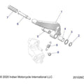 Brakes, Brake Pedal All Options - 2021 Indian Scout Bobber/Bobber Twenty