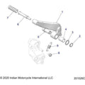 Brakes, Brake Pedal All Options - 2022 Indian Scout Bobber/Bobber TwentyMt
