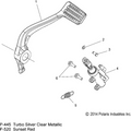 Brakes, Brake Pedal And Rear Master Cylinder - 2015 Victory Jackpot Intl - V15Xb36Es/Eu
