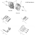 Brakes, Caliper, Front - 2008 Victory Vision All Options - V08Sb36/Sd36