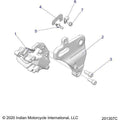 Brakes, Caliper, Rear All Options - 2022 Indian Super Chief Limited 116