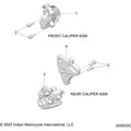 Brakes, Calipers, Front & Rear All Options - 2022 Indian Roadmaster Premium