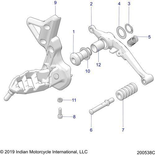 Brakes, Front Kits - 2019 Indian Ftr 1200 Rally Le Schematic-25700 OEM Schematic