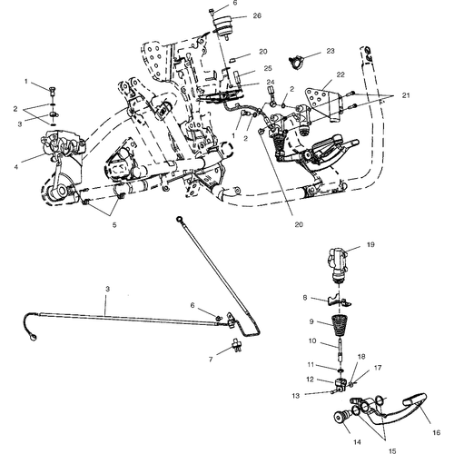 Brakes, Rear - 2001 Victory Sportcruiser - V01Cs15Ue Schematic 6821 OEM Schematic