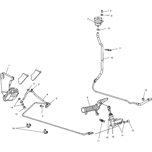 Brakes, Rear - 2003 Victory Victory Vegas All Options - V03Gb16 Schematic 5762 OEM Schematic