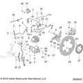 Brakes, Rear Asm - 2020 Indian Ftr 1200 Rally