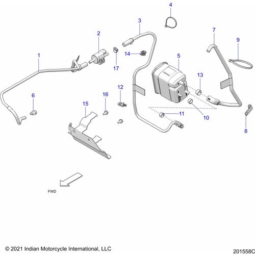 Bracket-Canister E-Coat by Polaris 5269288-329 OEM Hardware